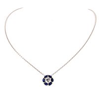  -  - Collar Crivelli Mujer ZAFFIRO in Oro Zaffiro 0.60 Ct 888NS - 888NS